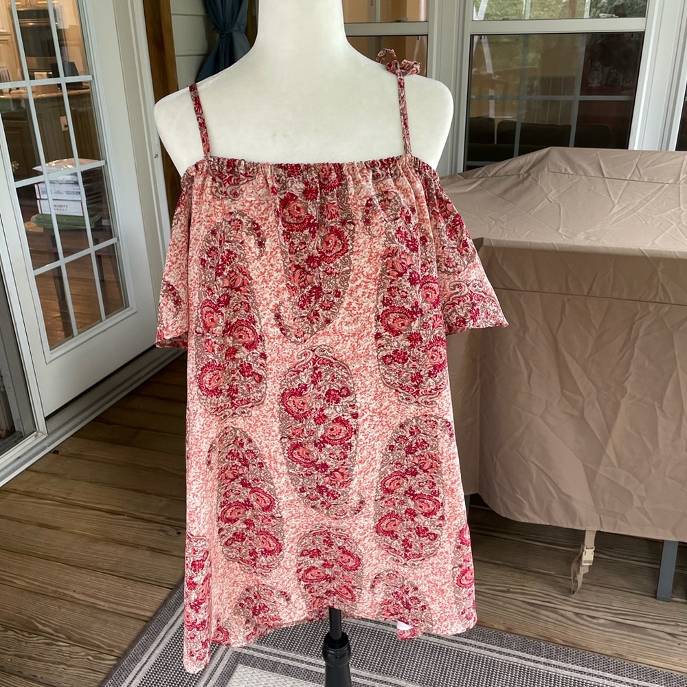 Madewell paisley patterned dress